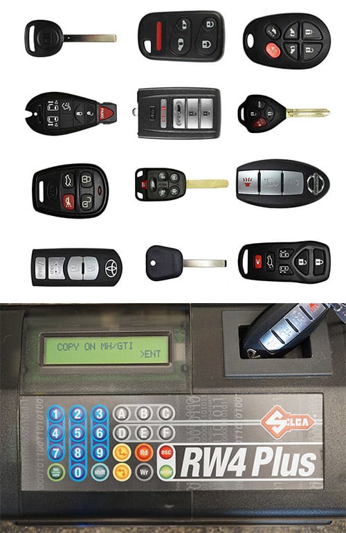 We can program a huge variety of key fobs, remotes, chip keys, and more.